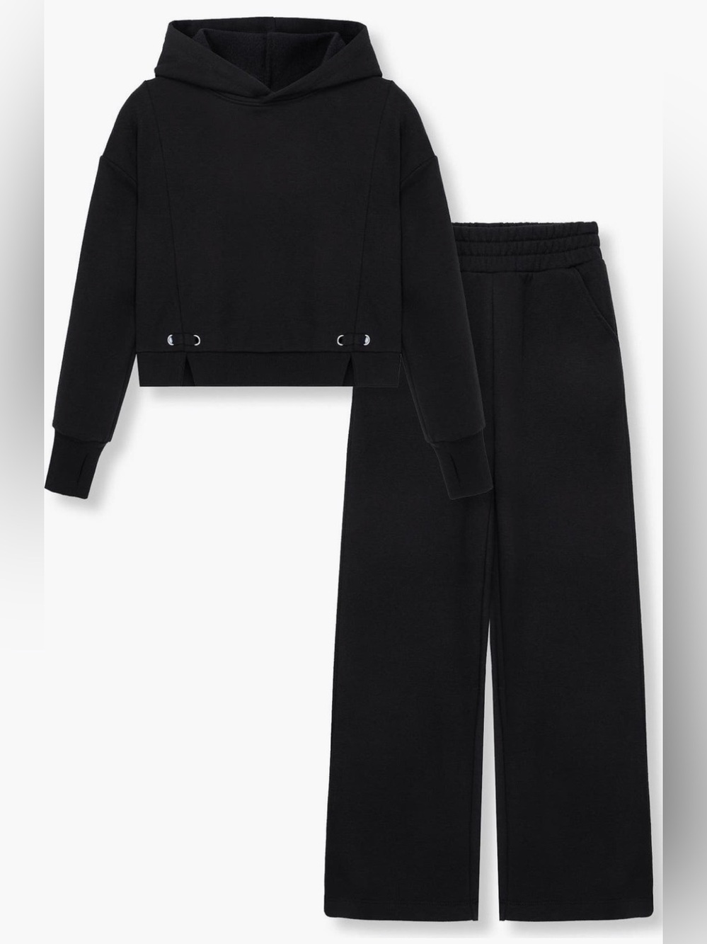 Habitual Charcoal Black Cozy Lounge Pants